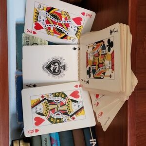 Vintage Giant playing cards Joker to Ace in Box